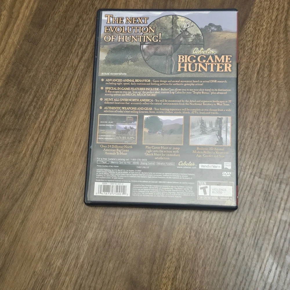 Cabelas Big Game Hunter‎ Ps2